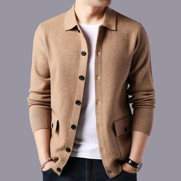 Cardigan laine homme