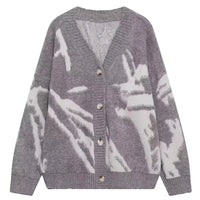 Cardigan oversize homme